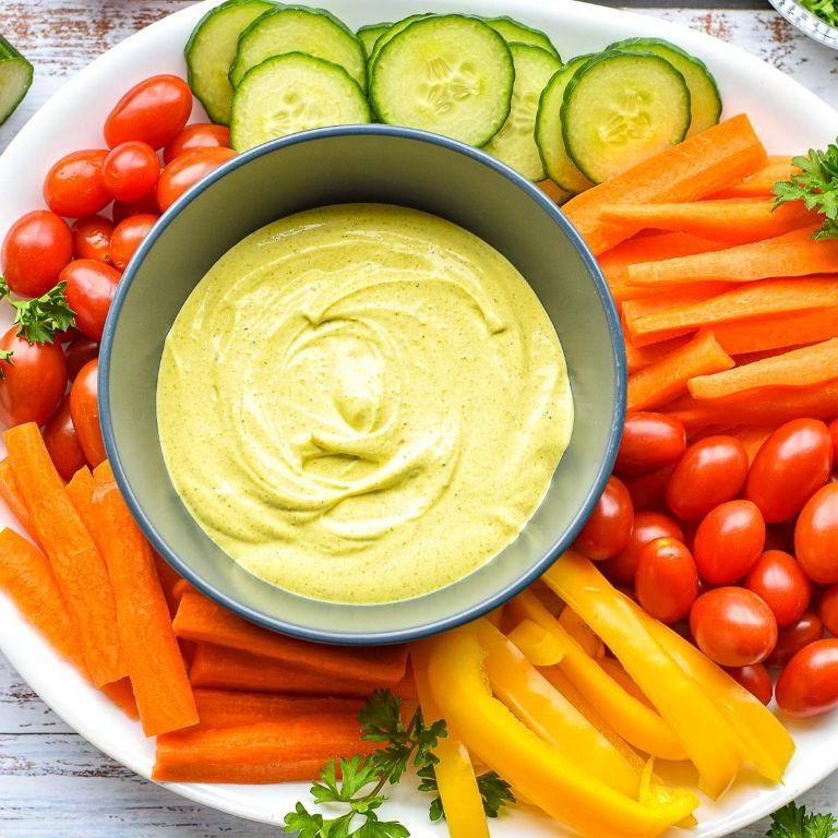 Curry Coconut Veggie Dip