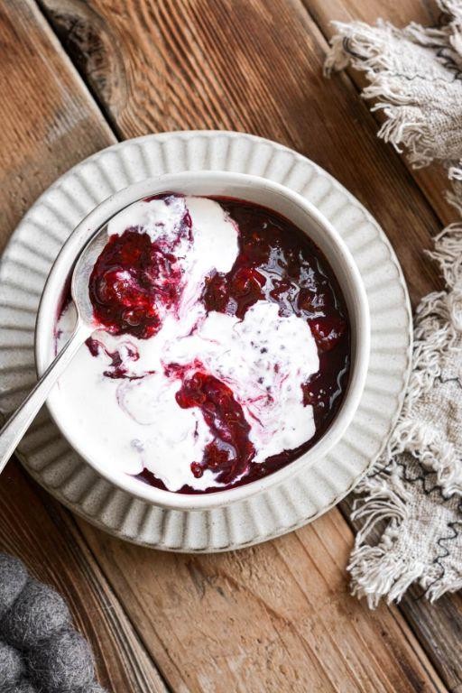 Danish Red Berry Pudding