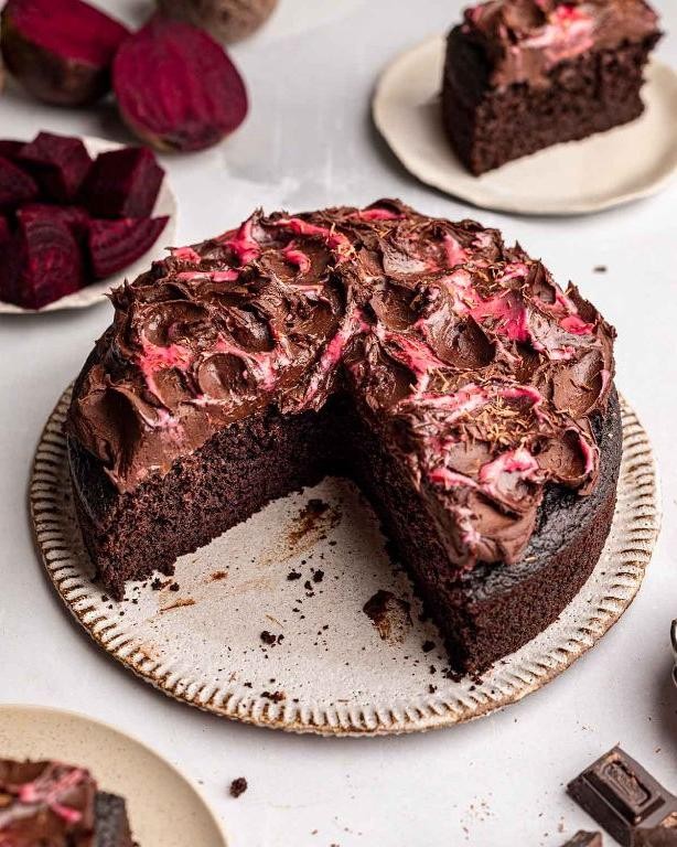 Dark Chocolate Beetroot Cake