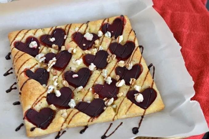 Dark Chocolate and Blue Cheese Tart