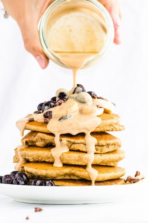 Date Sweetened Vegan Pancakes