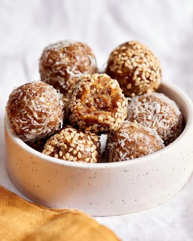 Date and Tahini Vegan Bliss Balls