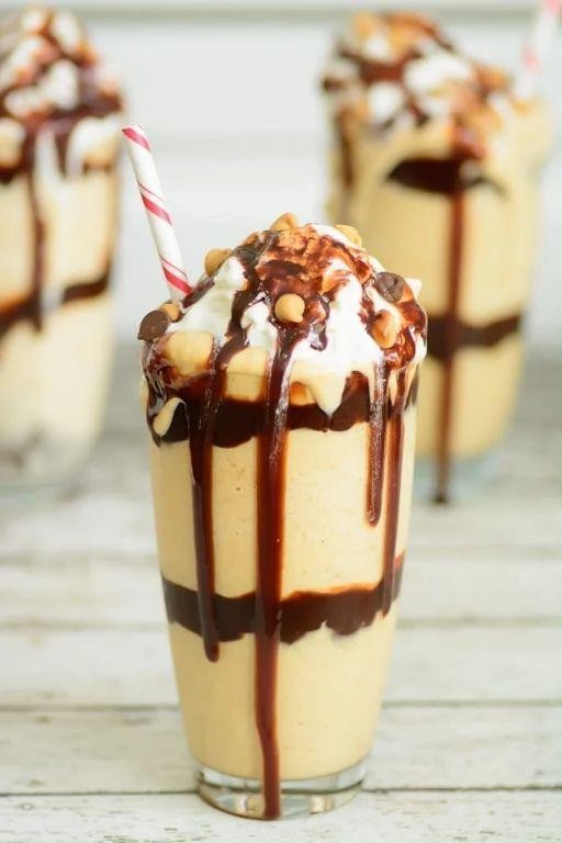 Decadent Peanut Butter Milkshake