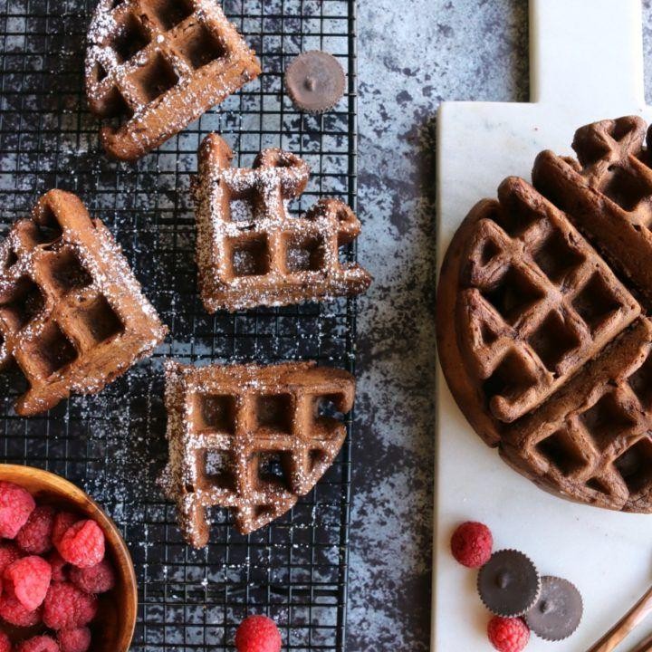 Double Chocolate Gluten-Free Waffles