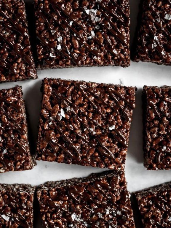 Double Chocolate Rice Krispies Treats