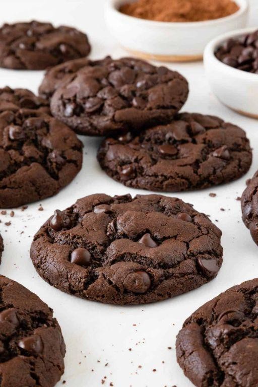 Double Chocolate Vegan Cookies