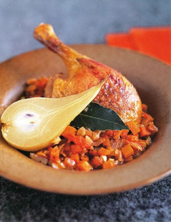 Duck and Pear Cazuela