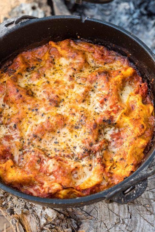 Dutch Oven Lasagna