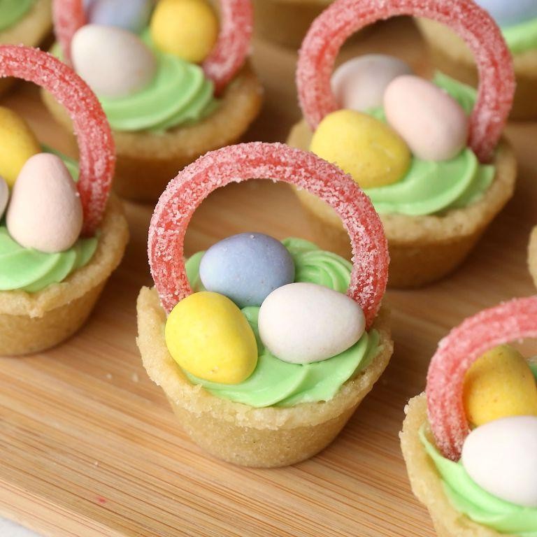Easter Basket Sugar Cookies