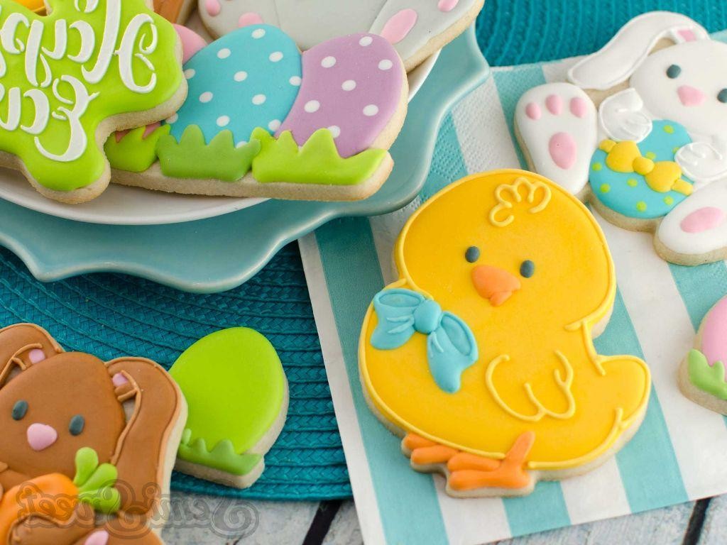 Easter Chick Sugar Cookies