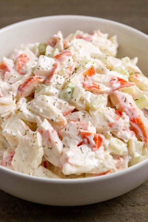 Easy Keto Crab Salad