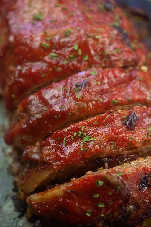 Easy Keto Meatloaf with Sugar-Free Ketchup