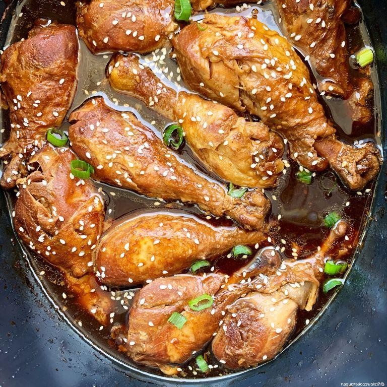 Easy Slow Cooker Teriyaki Chicken Legs