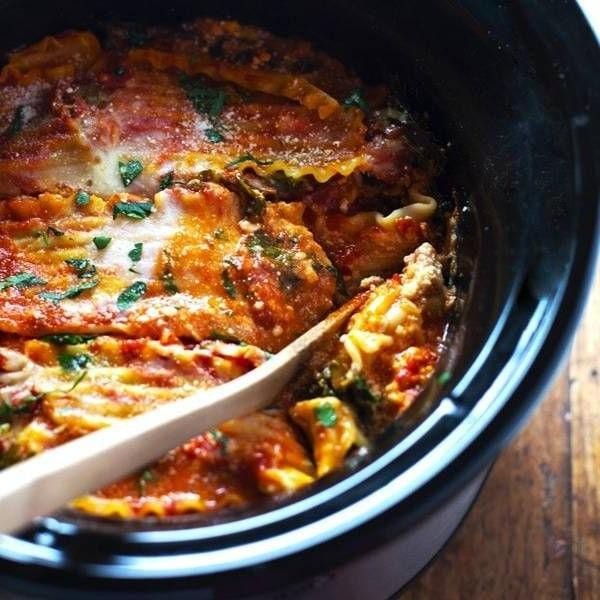 Easy Vegan Crockpot Lasagna