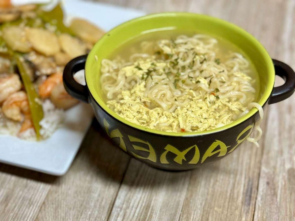 Egg Drop Ramen Soup