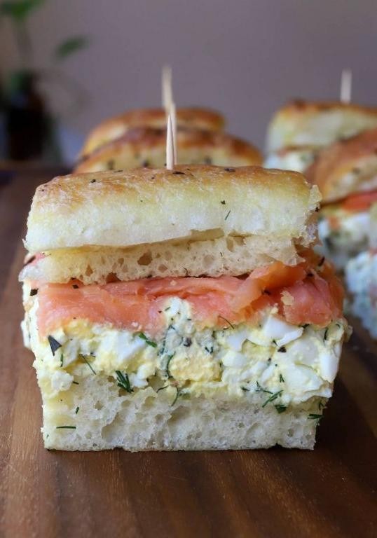 Egg Salad Sparkling Sandwich with Dill