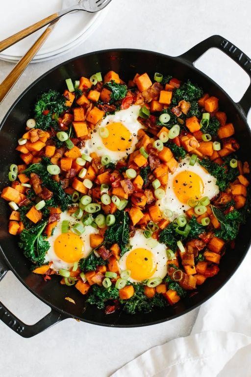 Egg and Sweet Potato Hash