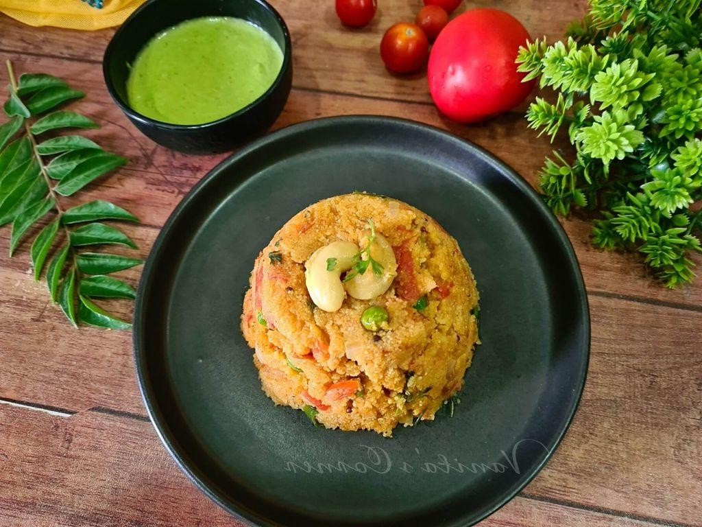 Eggplant and Tomato Upma