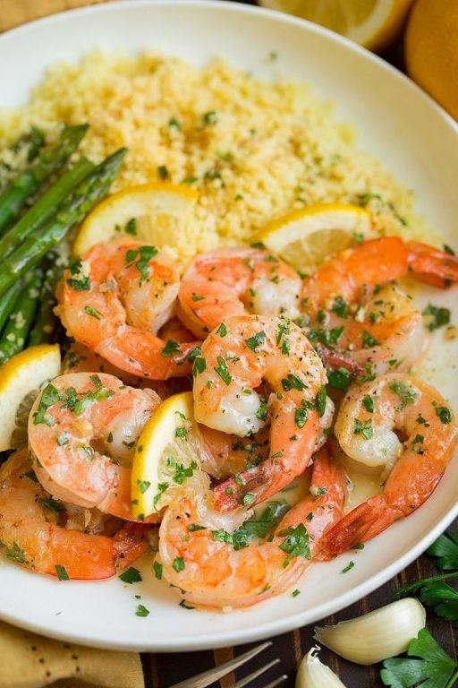 Fast Lemon Garlic Shrimp