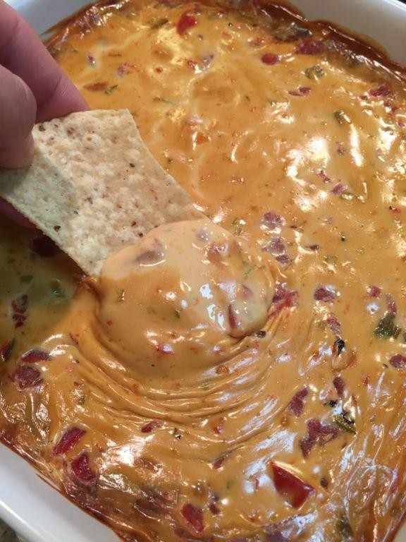 Five Layer Chili Queso Dip