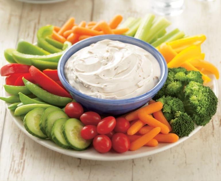 French Onion Veggie Dip