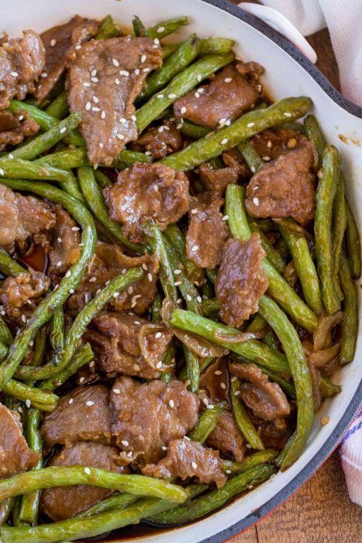 Fresh Green Bean and Beef Stir Fry