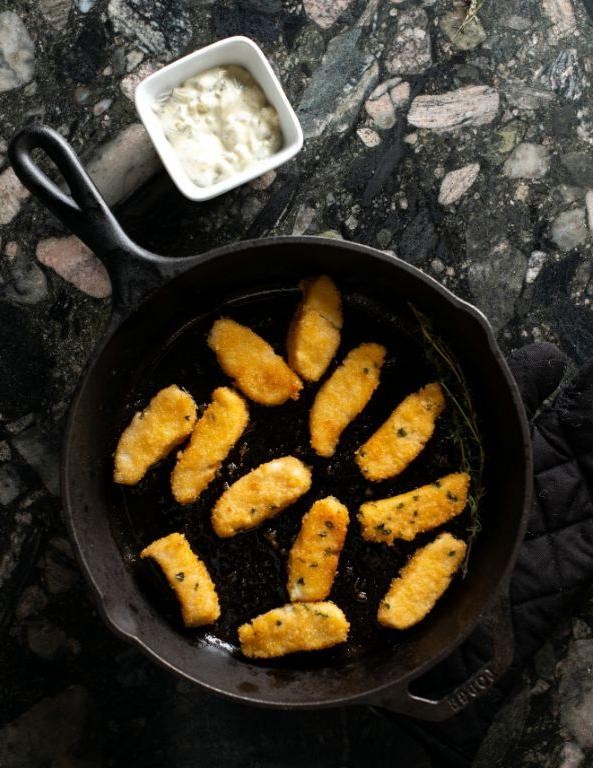Fried Turbot with Tartar Sauce