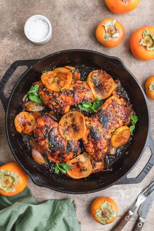Fuyu Persimmon and Chicken Curry