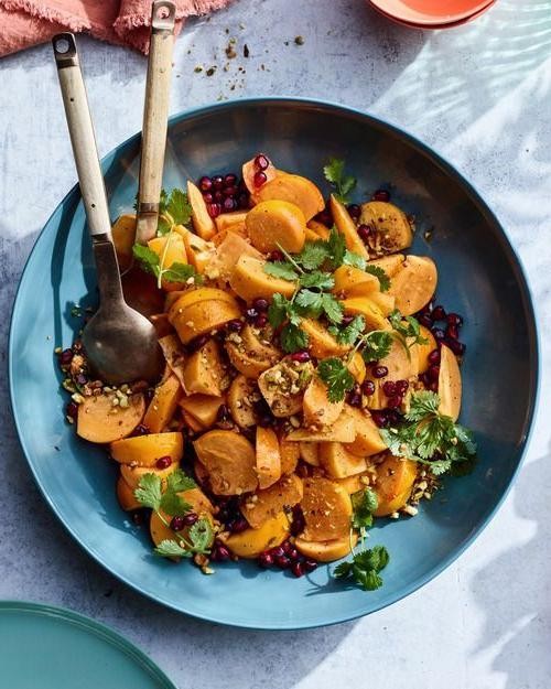 Fuyu Persimmon and Sweet Potato Mash