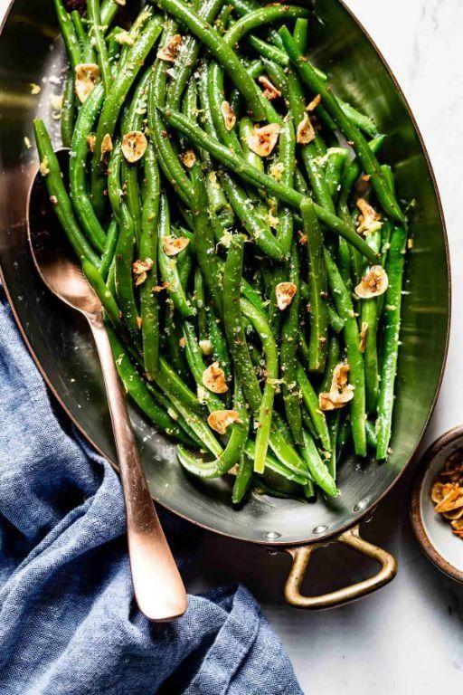 Garlic Butter Bush Beans