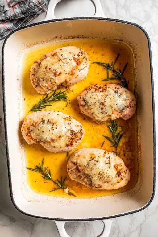 Garlic Butter Dump and Bake Chicken
