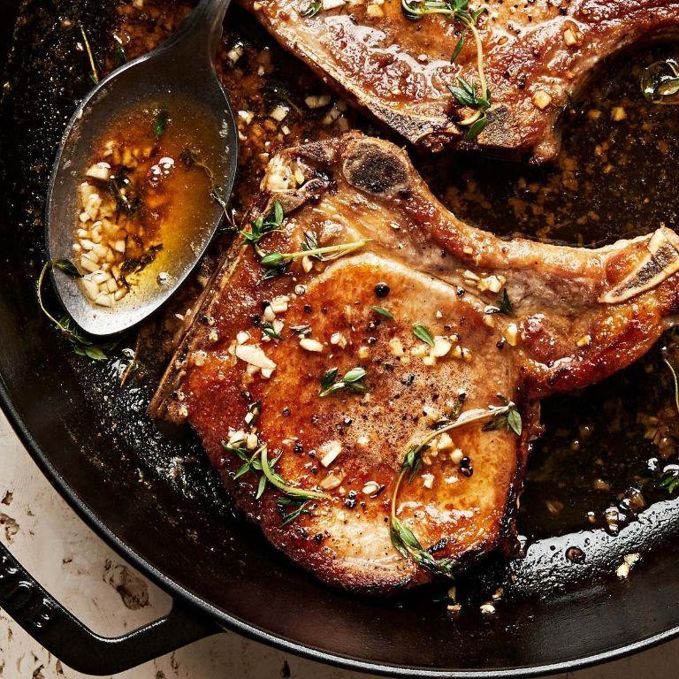 Garlic Butter Pork Chops