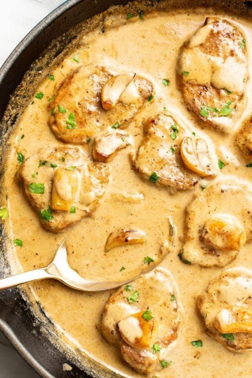 Garlic Butter Pork Medallions