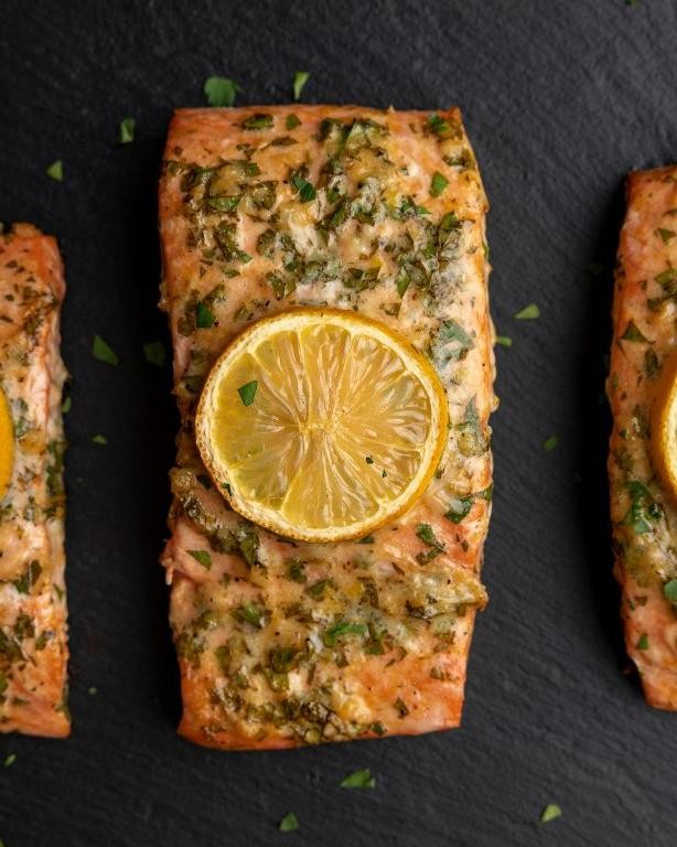 Garlic Butter Traeger Smoked Salmon