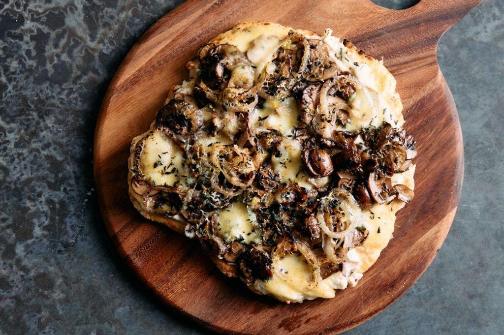 Garlic Mushroom and Thyme Flatbread