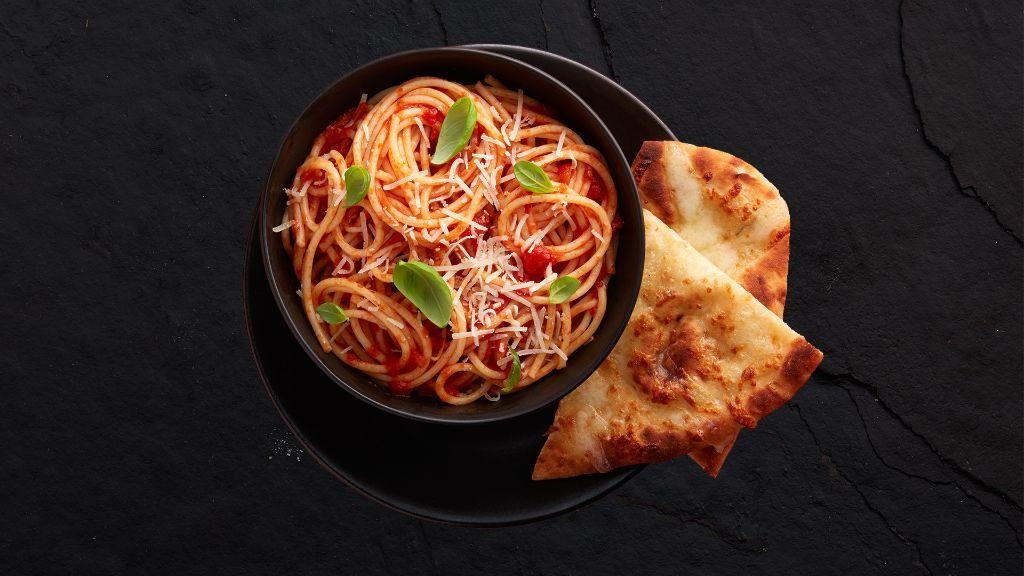 Garlic Naan Pasta