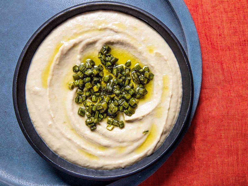 Garlic Scape Hummus