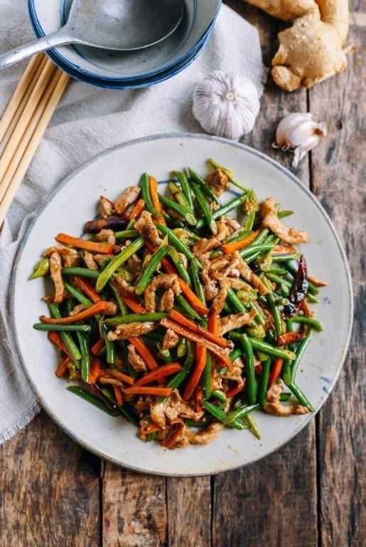Garlic Scape Stir Fry