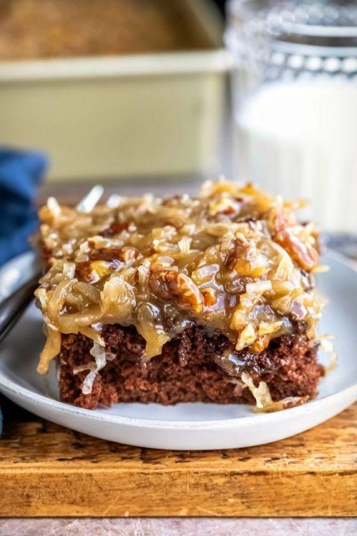 German Chocolate Sheet Cake