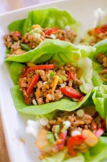 Ginger Chicken Lettuce Wraps