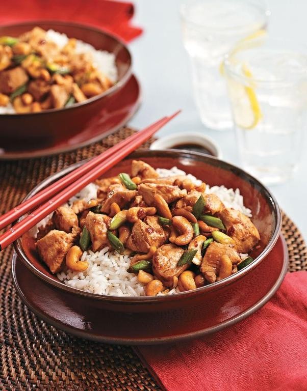 Ginger Chicken with Cashews