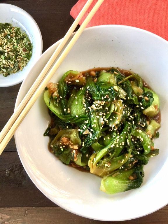 Ginger Garlic Bok Choy Stir Fry