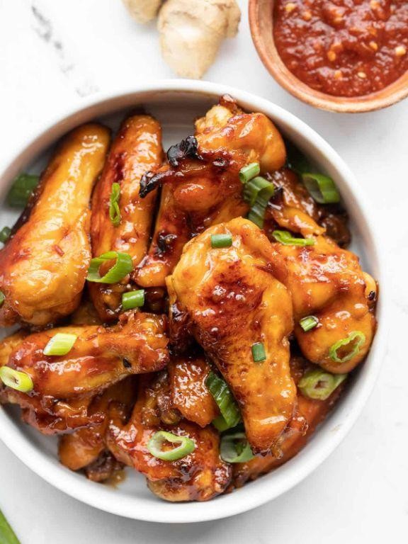 Ginger Glazed Chicken Wings