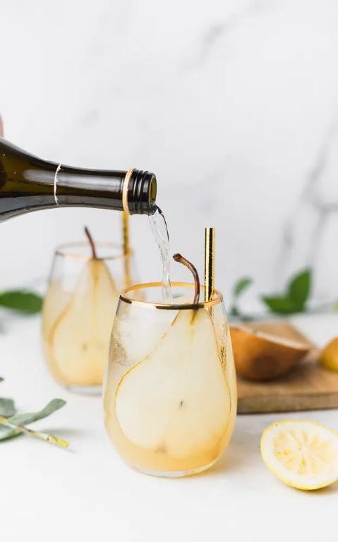 Ginger Pear Sparkler