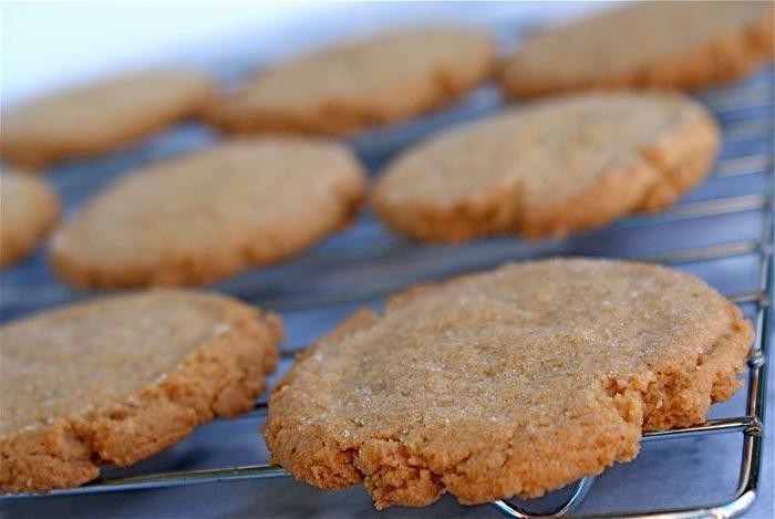 Ginger Snap Cookies with Cardamom