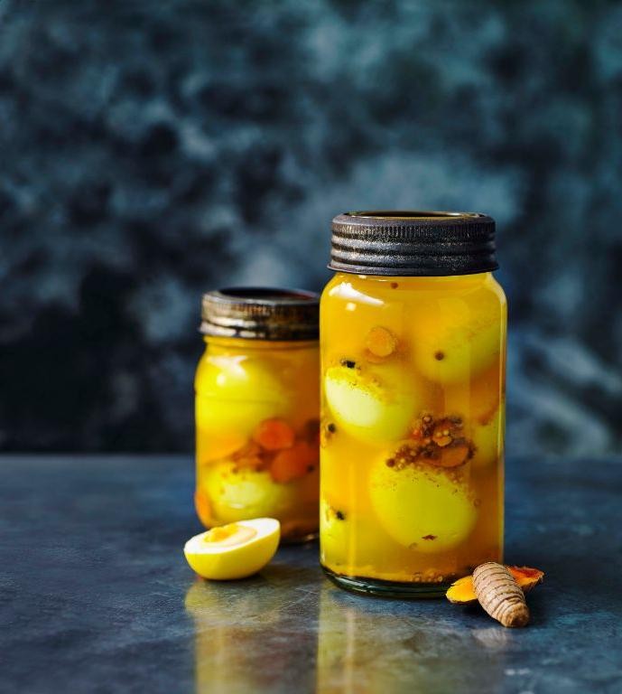 Ginger Turmeric Pickled Eggs