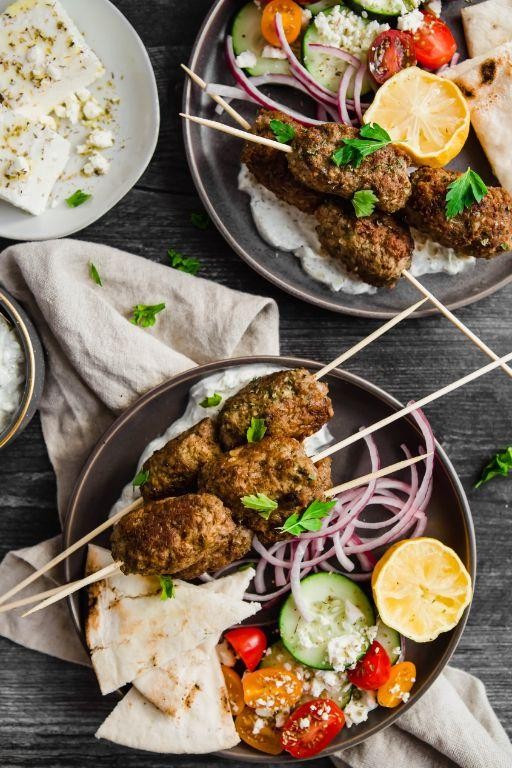 Gluten Free Mediterranean Lamb Kebabs