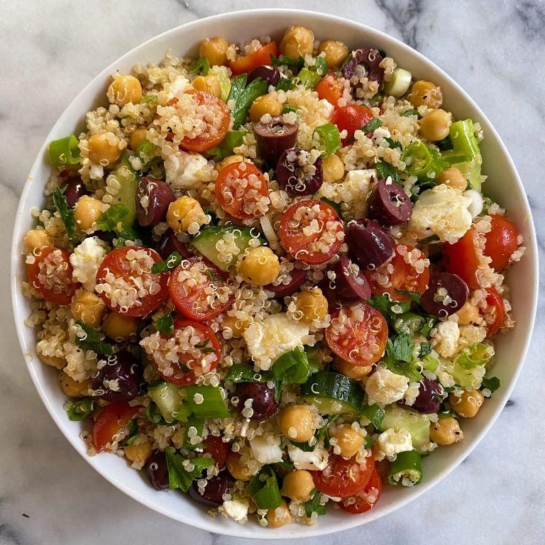 Gluten Free Mediterranean Quinoa Salad