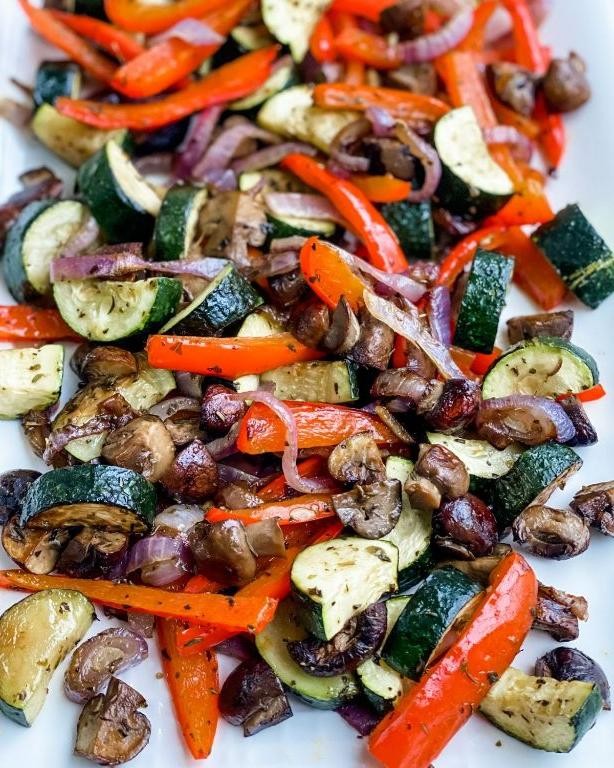 Gluten Free Mediterranean Roasted Vegetables