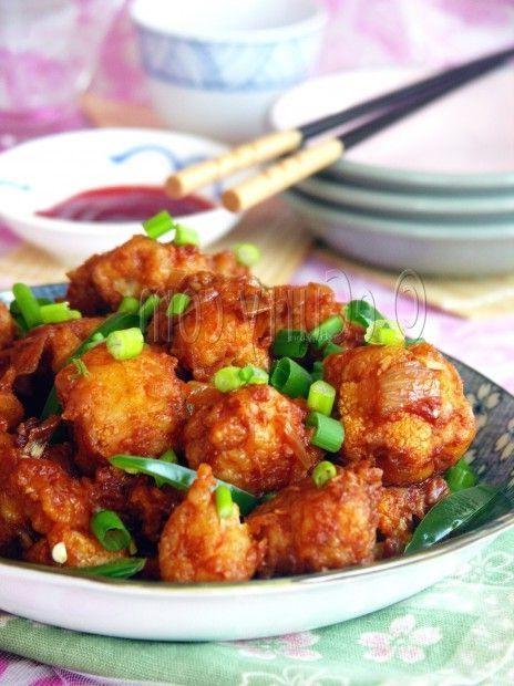 Gobi Manchurian (Cauliflower Fritters)